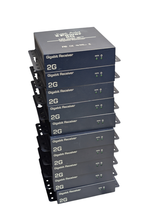 Lot of 10x Just Add Power 2G HD over IP Gigabit Receiver Rx