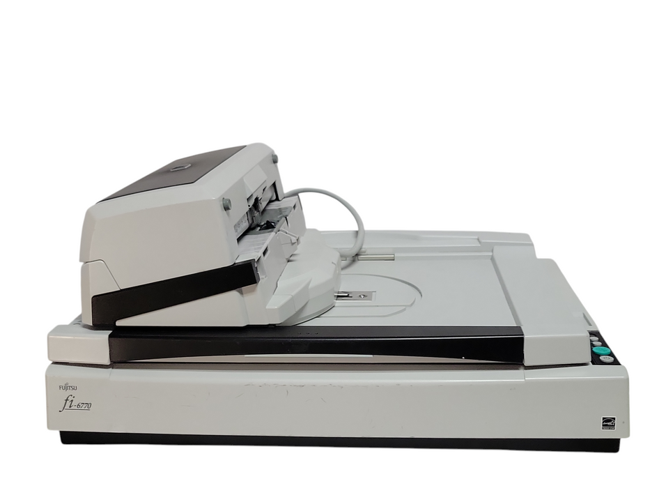 Fujitsu fi-6770 Flatbed Color Duplex Pass Through Document Scanner, READ _