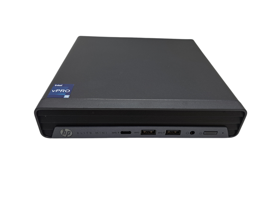 HP Elite Mini 800 G9 Desktop | Intel i5-12500T, 16GB DDR5, 256GB NVMe, Wi-Fi )