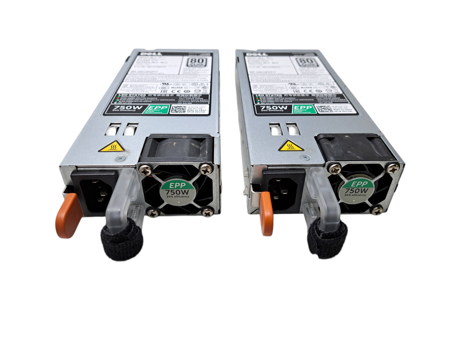 Lot of 2x Dell 0V1YJ6 PowerEdge D750E-S6 750W Power Supplys