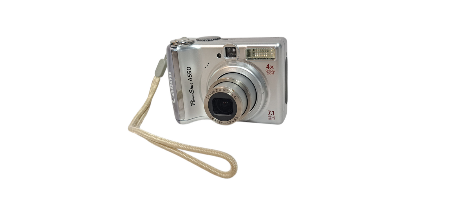 Canon PowerShot A550 7.1MP Compact Digital Camera Q