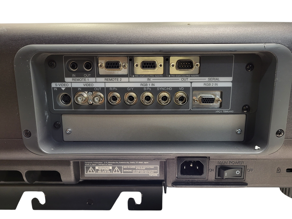 Panasonic WXGA 6000 (PT-DW7000U-K) 3 DLP Home Theater Video Projector READ $