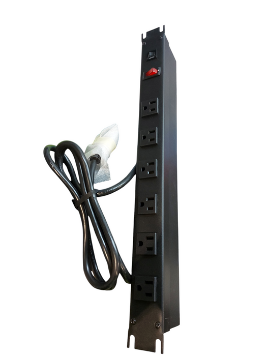 HAMMOND 1589H6D1BKRF 6 outlets Relocatable Power Tap 120v 15A