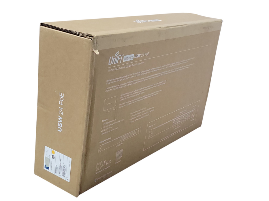 New Ubiquiti UniFi Switch 24 port Gigabit PoE+ Switch USW-24-POE _