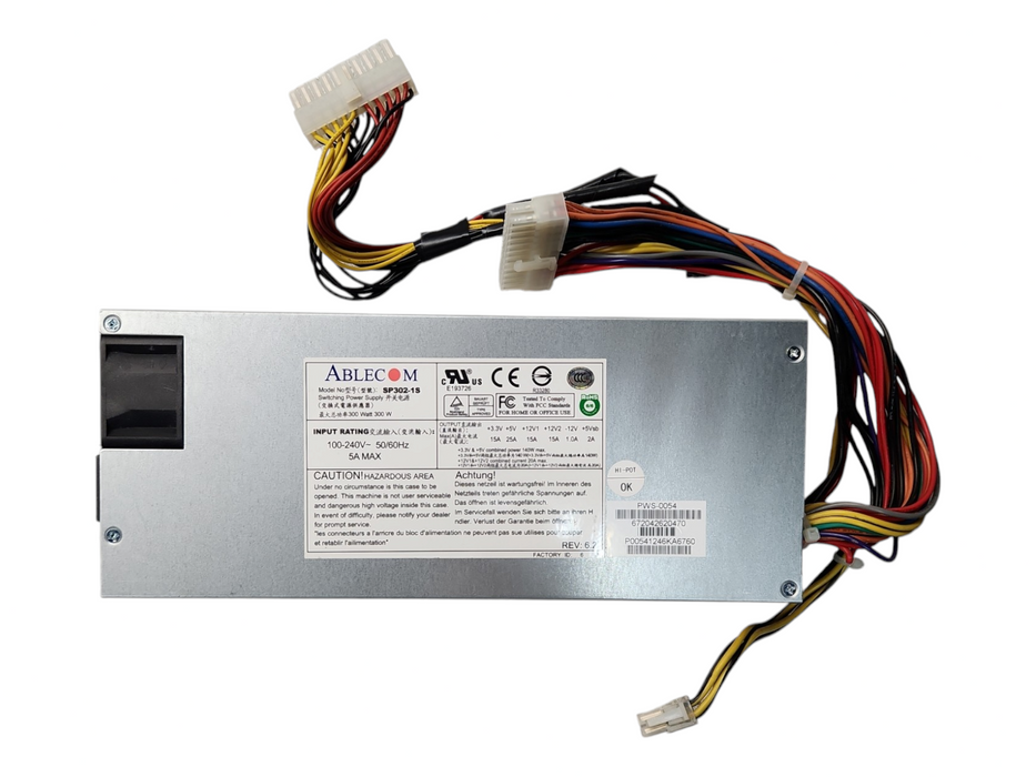 SuperMicro Ablecom ATX Server Power Supply SP302-1S