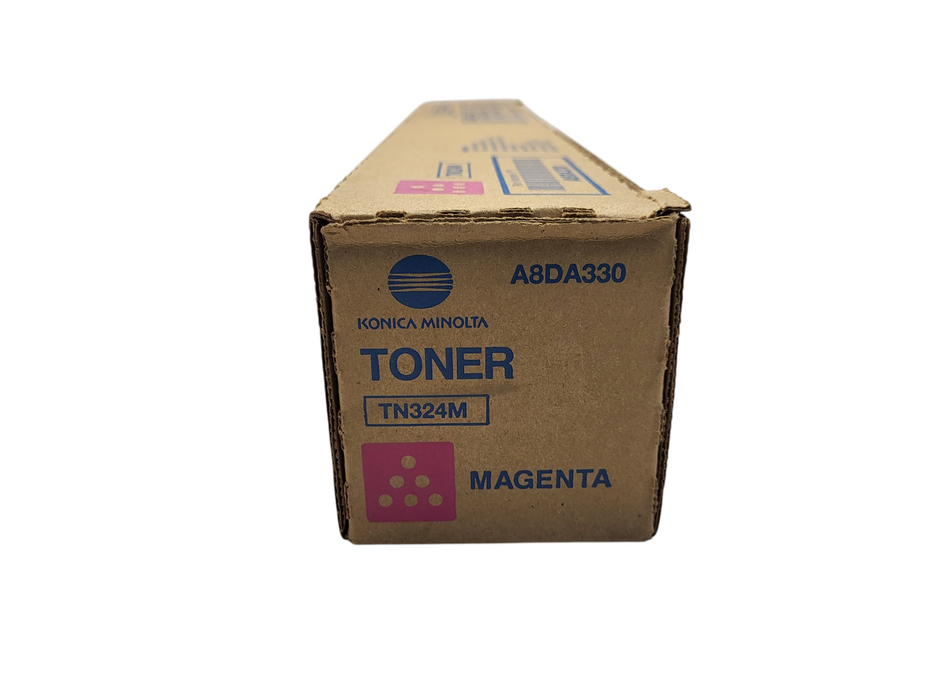 Konica Minolta A8DA330 TN324M Magenta Toner Genuine New OEM Sealed Box $