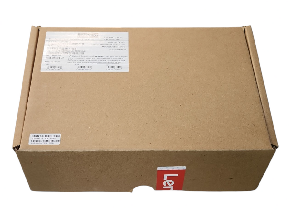 Lenovo ThinkPad Universal Thunderbolt 4 Docking Station DK2131 w/ 135W PSU