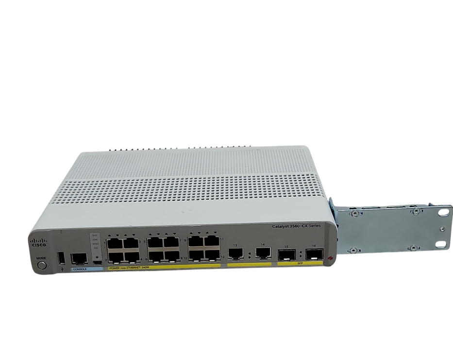 Cisco WS-C3560CX-12PC-S 12-Port GE PoE+ SFP Compact managed Switch _