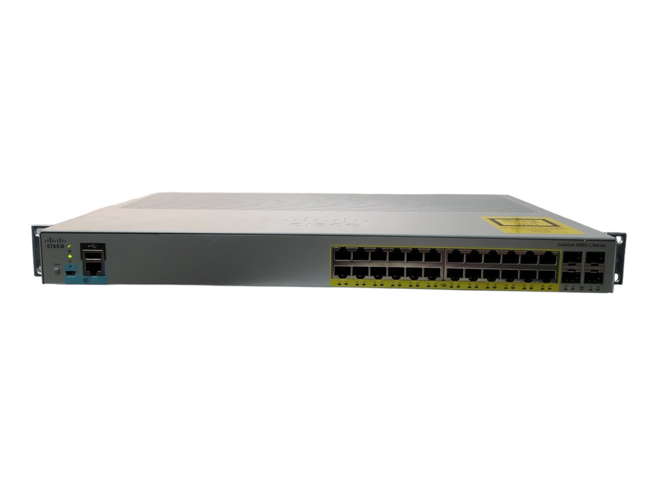 Cisco Catalyst WS-C2960L-24PS-LL 2960-L Gigabit PoE Network Switch