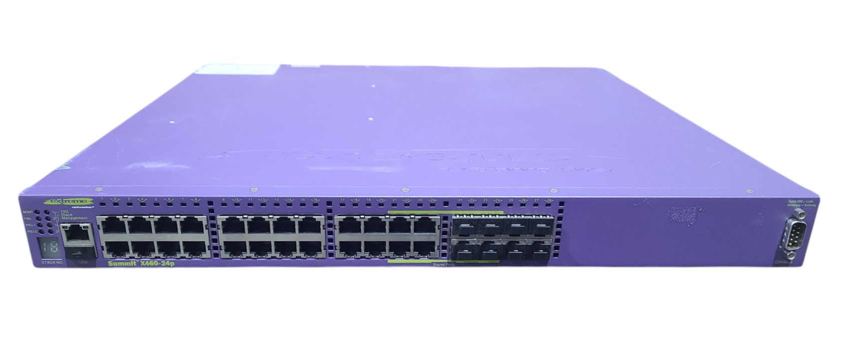 Extreme Networks Summit X460-24p | 24-Port Gigabit PoE Network Switch