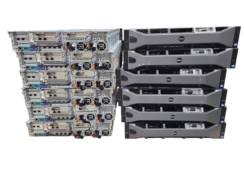 Lot of 12x Dell PowerEdge R720 Servers - 2x CPU, 128GB RAM, 2x PSU *READ*