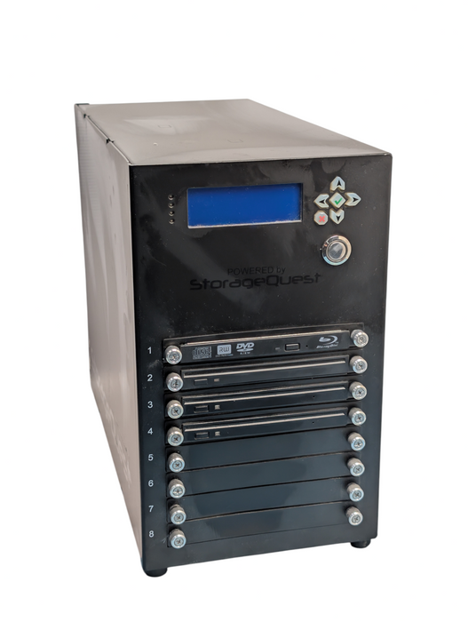 StorageQuest CD Media Enclosure Box / Duplicator SAS3081E HBA Atom D525 CPU -