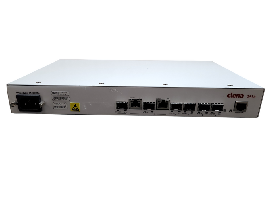 Ciena 3916 Series Service Delivery Switch 170-3916-900 *READ* !