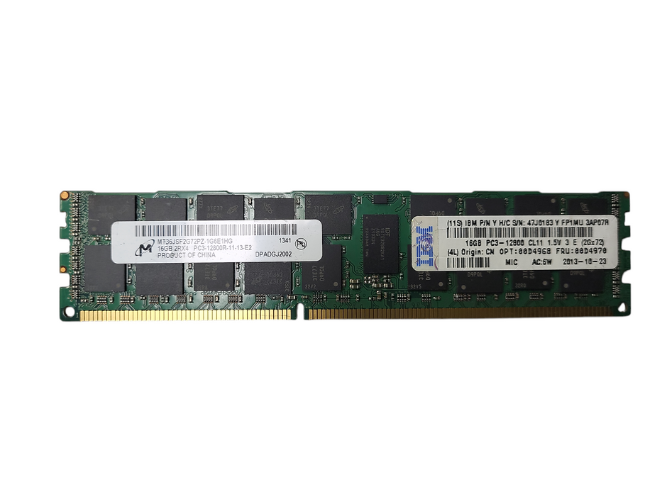 Assorted brands 16GB PC3-12800R Server Memory Q$