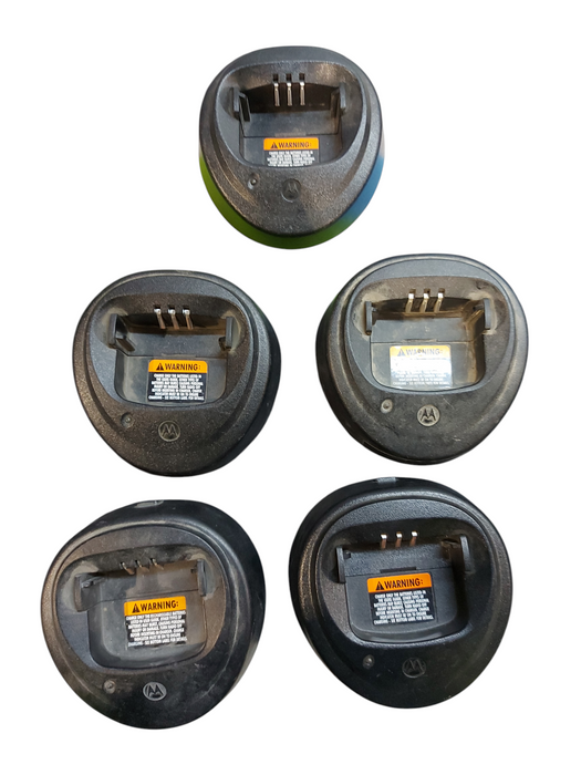 Lot 5x WPLN4137BR Cup Battery Rapid Charger for MOTOROLA PR400