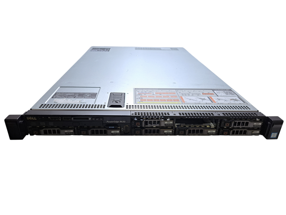 Dell PE R630 1U 8x 2.5" | 2x Xeon E5-2680 v4 @2.40GHz, 32GB DDR4, H730 Mini )
