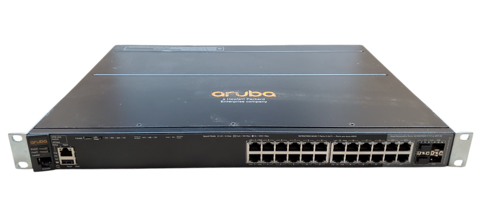 Aruba J9726A 2920-24G | 24-Port Gigabit Network Switch w/ 4x SFP