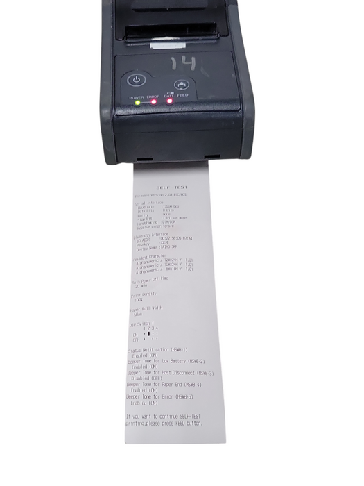 Epson TM-P60 POS Thermal Receipt Printer Bluetooth M196B, READ _