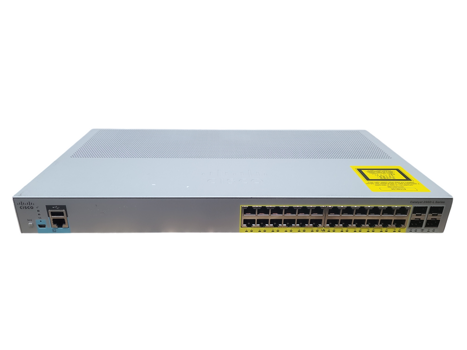Cisco WS-C2960L-24PS-LL 2960-L Gigabit PoE Network Switch Q