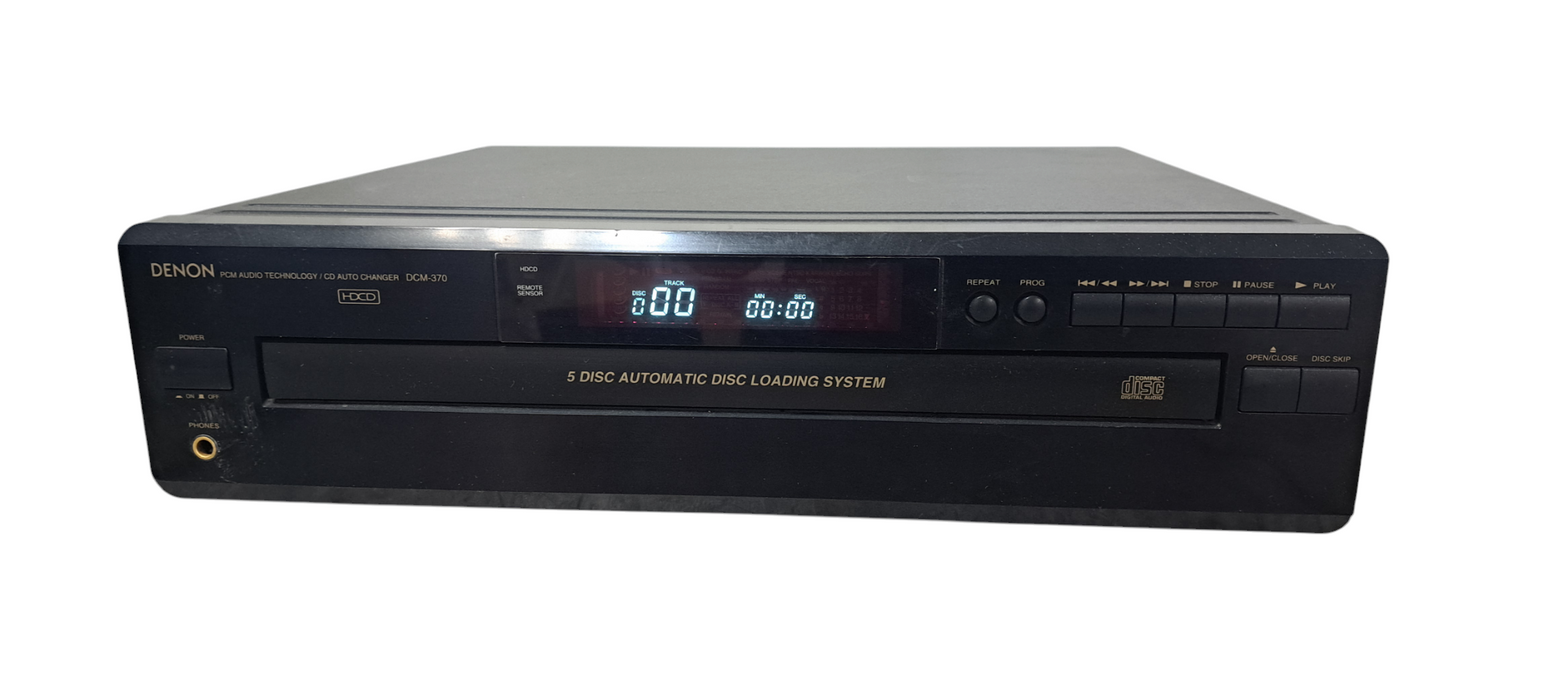 Vintage Denon DCM-370 5-Disc CD Carousel Changer