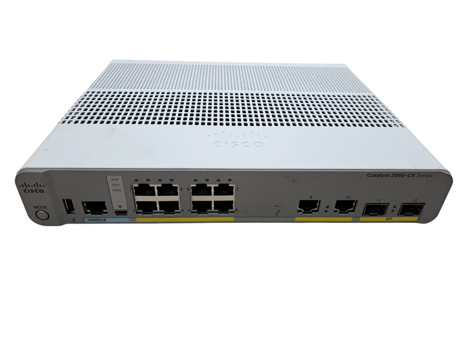 Cisco WS-C2960CX-8TC-L V04 | 8-Port Gigabit Managed Silent Switch w/ 2x SFP )