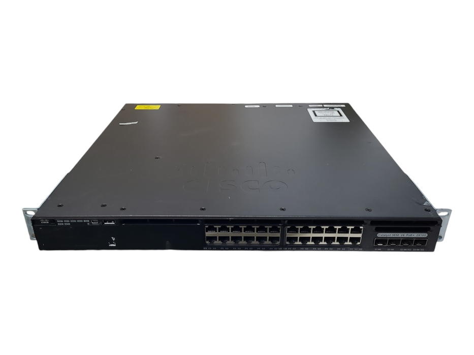 Cisco Catalyst WS-C3650-24PD-S 24-Port PoE+ 2x10G SFP