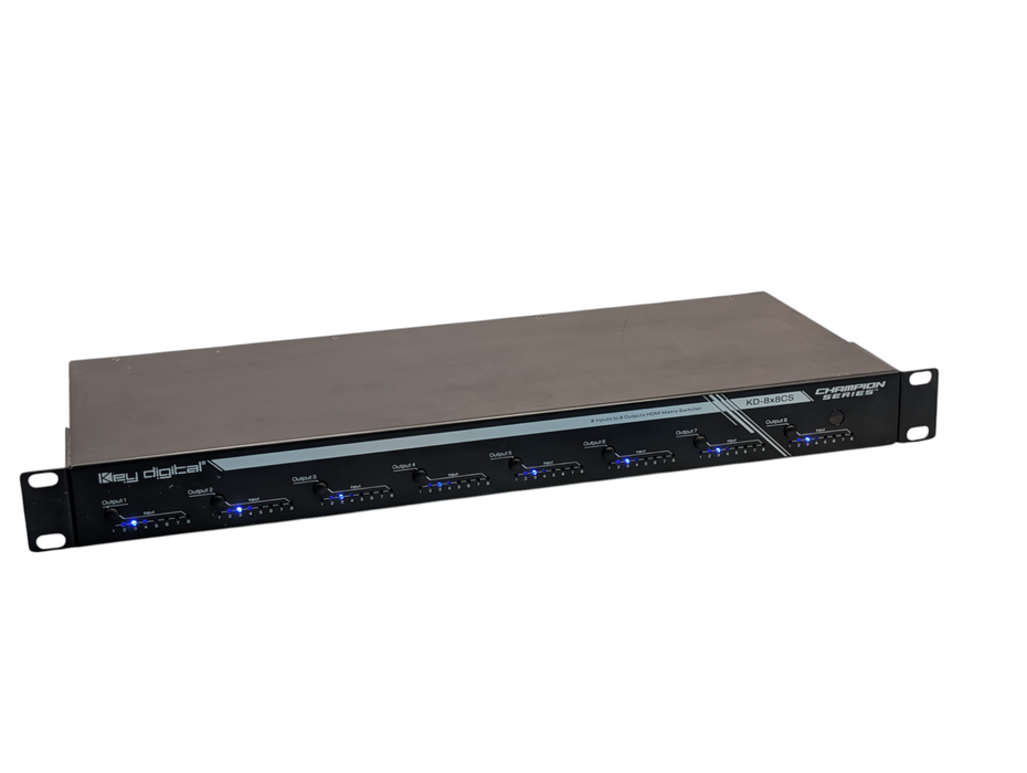 Key Digital KD-8x8CS 8 Inputs to 8 Outputs HDMI Matrix Switcher -