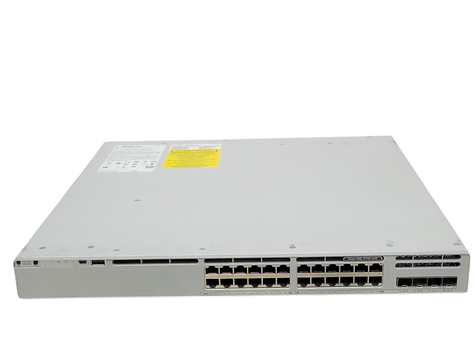 Cisco Catalyst C9300L-24P-4G-E Managed 24-Port Gig, 4x SFP Switch, READ _