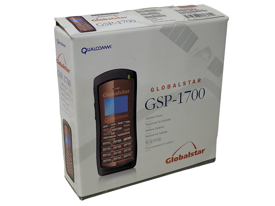 QUALCOMM GLOBALSTAR GSP-1700 HANDHELD SATELLITE PHONE, READ _