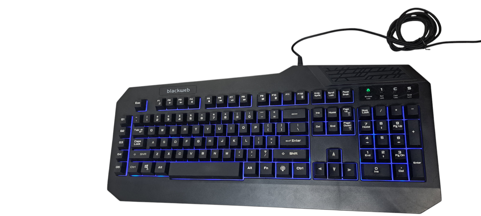 Blackweb Clavier de jeu BWA20H0003C Programmable Gaming Keyboard