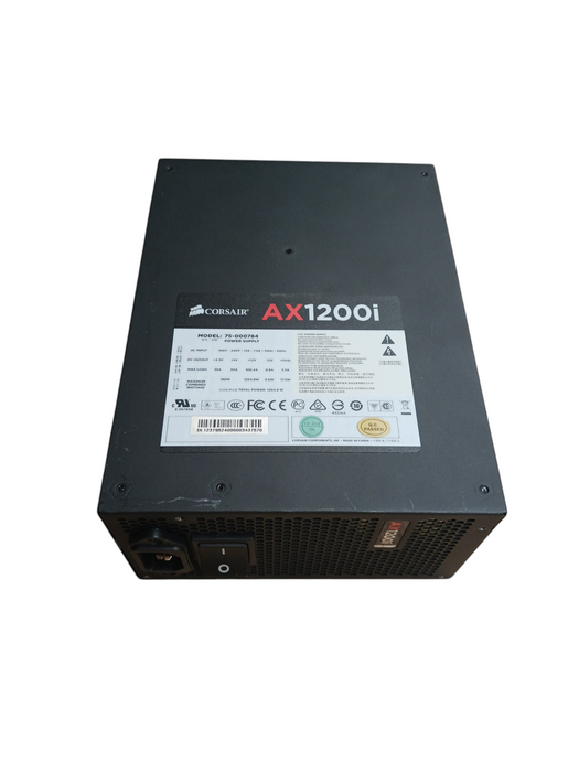 CORSAIR AX1200i 80+ Platinum Certified Fully Modular Power Supply READ