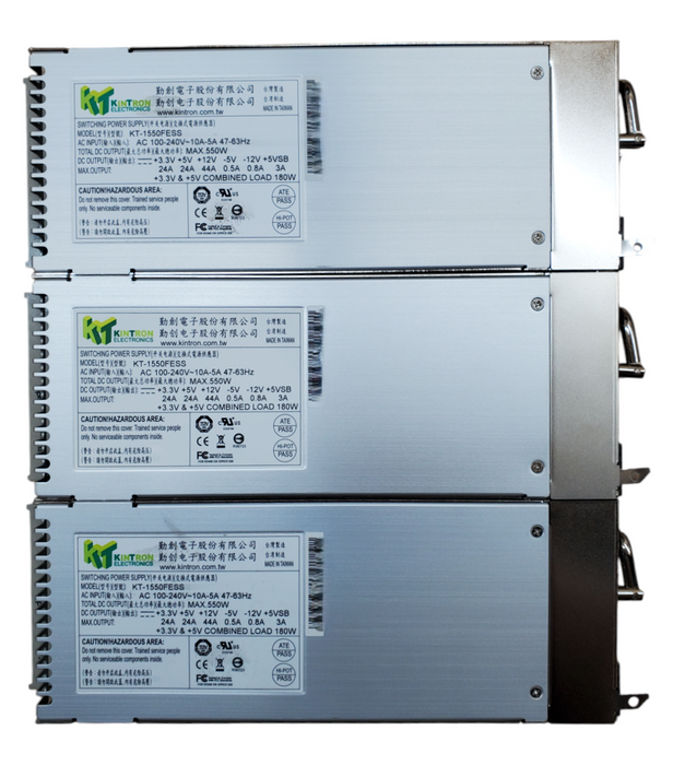 Lot 3x KinTron KT-1550FESS 550W Server Power Supply