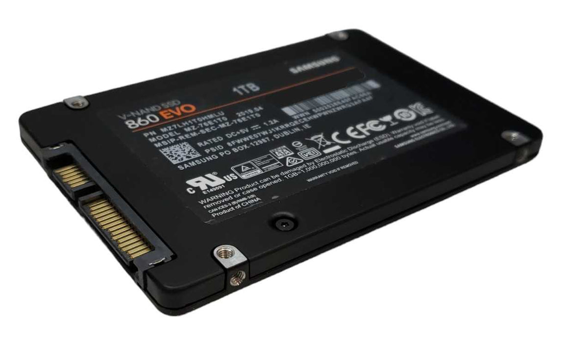 Lot 10x 1TB SATA 2.5" 7mm Laptop SSD - Assorted Brands +