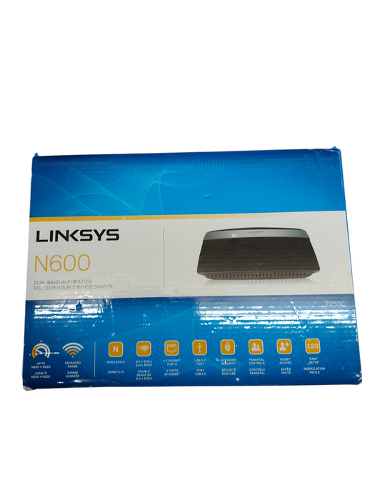 Linksys N600 Dual Band Wi-Fi Router E2500