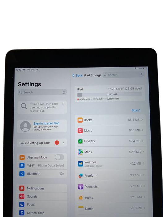 Apple iPad 6th Gen - 128GB - Space Gray A1893