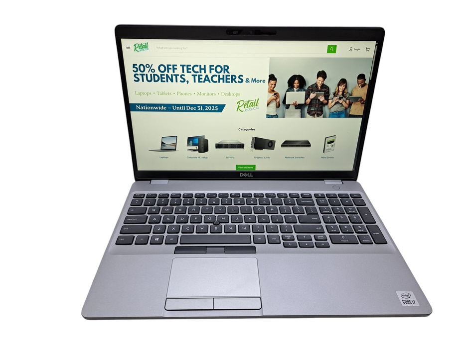 Dell Precision 3551 | i7-10750H @2.60GHz, 16GB DDR4, Quadro P620, 512GB SSD ) Lap200