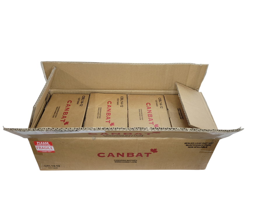 Lot of 4x - CBL1412- 12V UPS BATTERY (READ) %