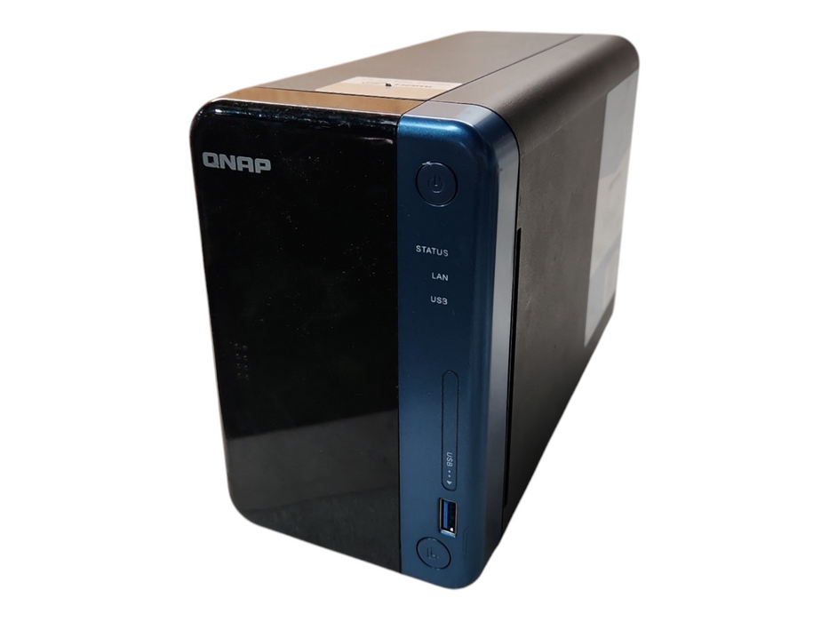QNAP TS-253Be, 2-BAY NAS, 2x 4TB HDDs, No Power Adapter