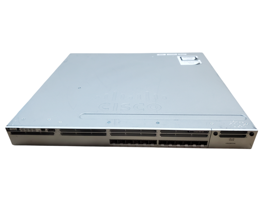 Cisco WS-C3850-12S | 12-Port GE SFP IP Base Switch w/ 2x PSU