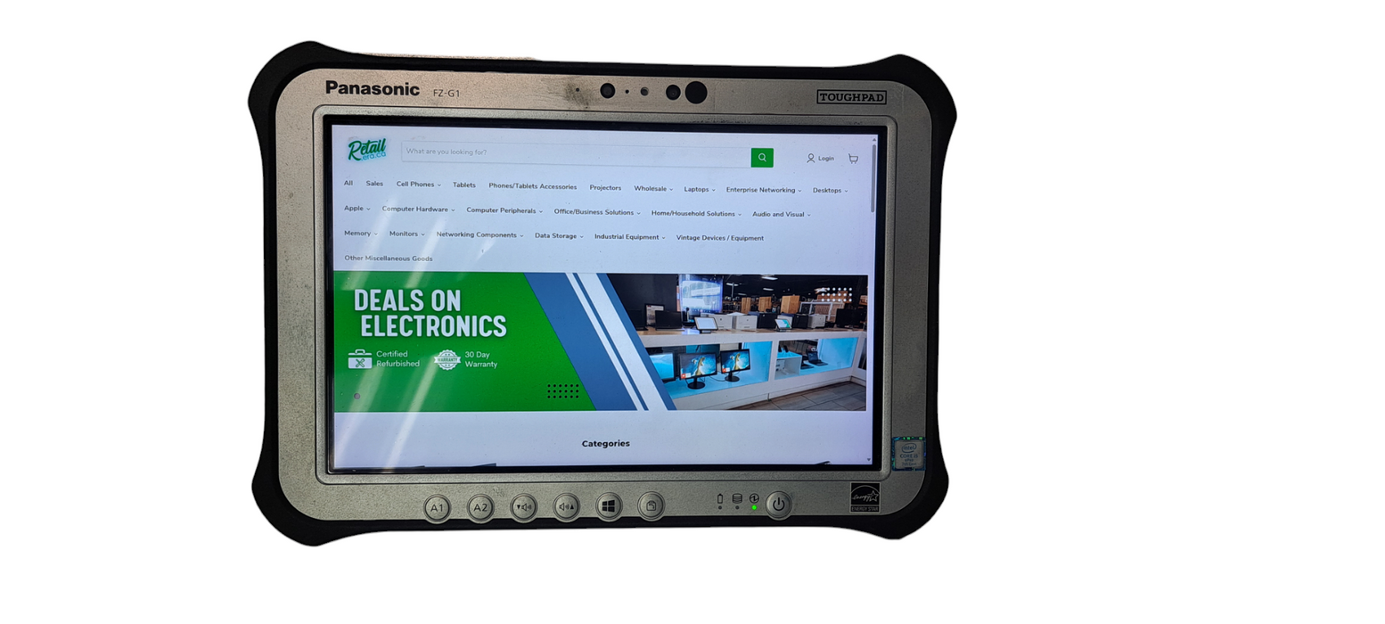 Panasonic Toughpad FZ-G1| i5-7300U|8GB RAM|250GB SSD W/ Adapter