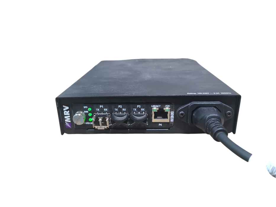 MRV NC316BU-1/15AC Fiber Optics Driver w/ EM316EUSM Module *READ*