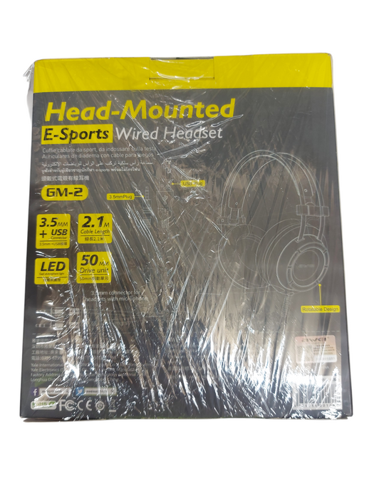 Head-Mounted E-Sports Wired Headset