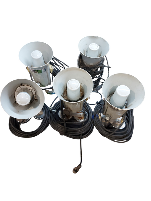 LOT of 5x DNH HS-15EXDFM/T 15W ALUMINUM EXPLOSION PROOF LOUDSPEAKER HORN- Q