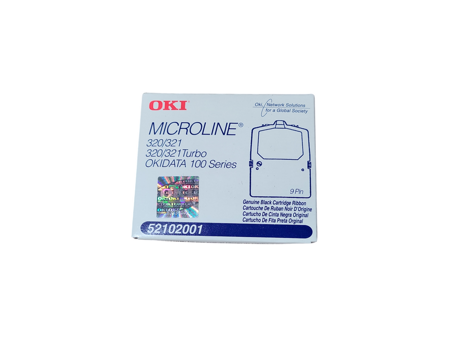 GENUINE OKI Microline Black Cartridge Ribbon 5212001 Q