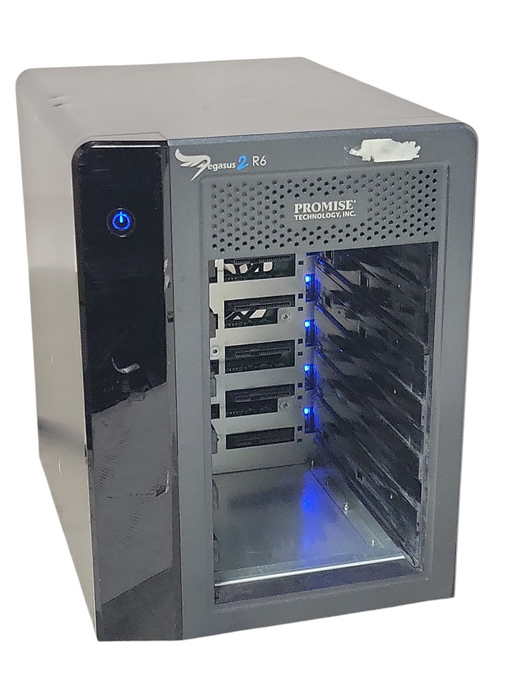 Promise Technology Pegasus 2 R6 | 6-Bay Raid Enclosure, No HDD/caddies _