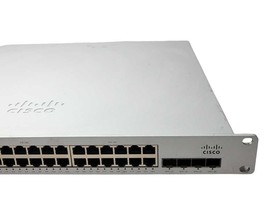 Cisco Meraki MS320-24P-HW 24-Port Gigabit PoE+ Switch w/ 2x PSU _