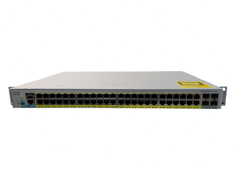 Cisco Catalyst WS-C2960L-48PS-LL 2960-L 48-Port Gigabit PoE Network Switch