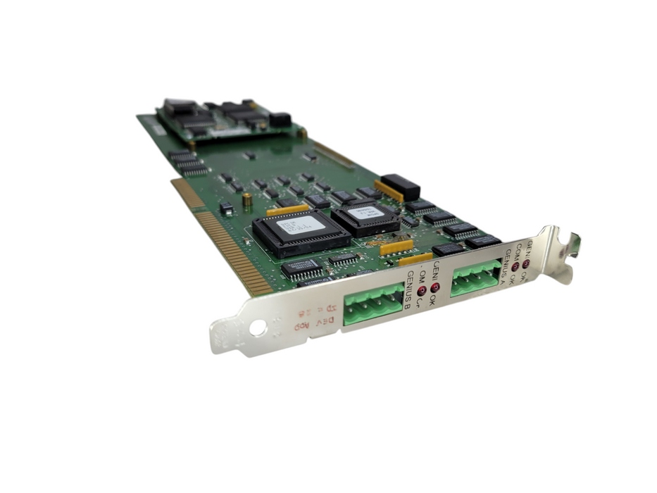 GE Fanuc IC660ELB921 Dual PCIM + GNI2A1 Genius I/O Interface Module %