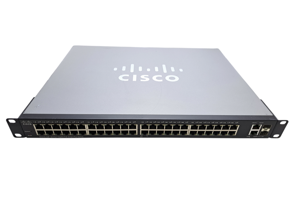Cisco SG220-50P-K9 V02 | 50-Port Gigabit PoE Smart Plus Switch