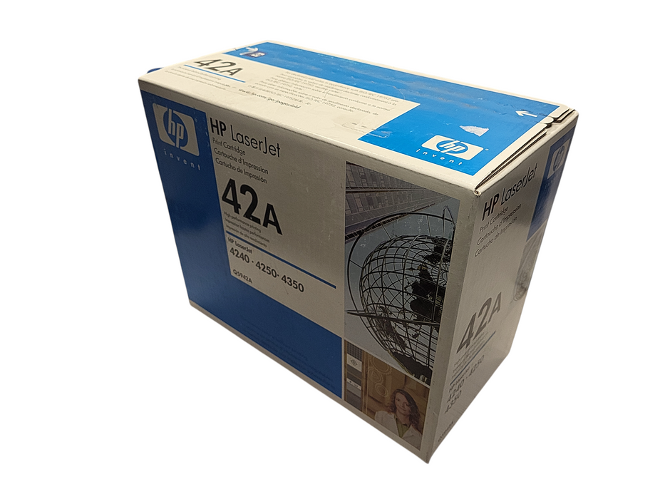 New/Sealed Genuine HP LaserJet 42A Black Toner Print Cartridge High Yield Q5294A $